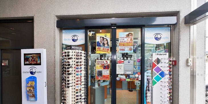 Otevřený voucher na nákup slunečních brýlí v Doctor Optic: 1000 Kč