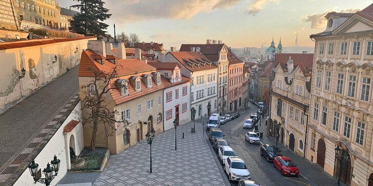 Historická Praha: pobyt se snídaní v design hotelu na Malé Straně