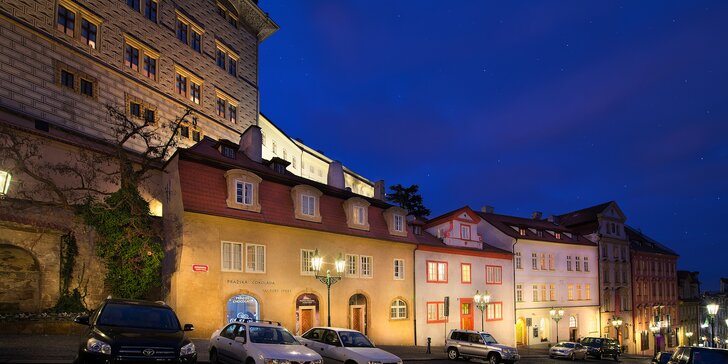 Historická Praha: romantický pobyt se snídaní v design hotelu na Malé Straně