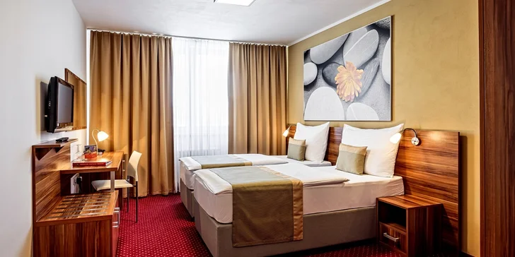 Pobyt ve 4* hotelu v Brně pro páry i rodiny: jídlo, relax v sauně i vstupenky do BRuNo family parku