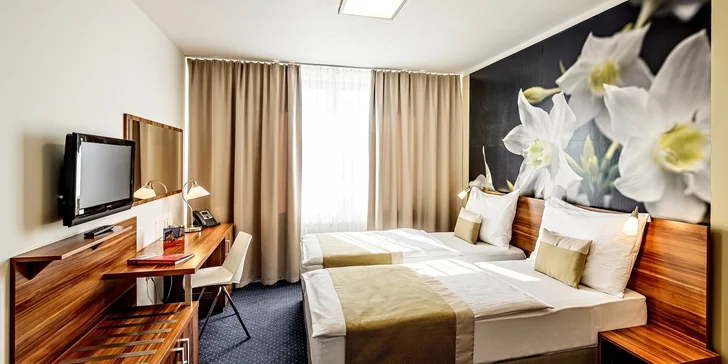 Pobyt ve 4* hotelu v Brně pro páry i rodiny: jídlo, relax v sauně i vstupenky do BRuNo family parku