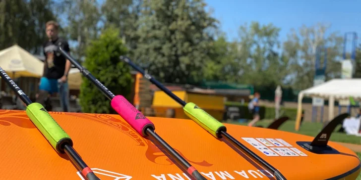 Plavte se po Vltavě: půjčení paddleboardu pro 1 nebo 2 osoby až na 2 hodiny