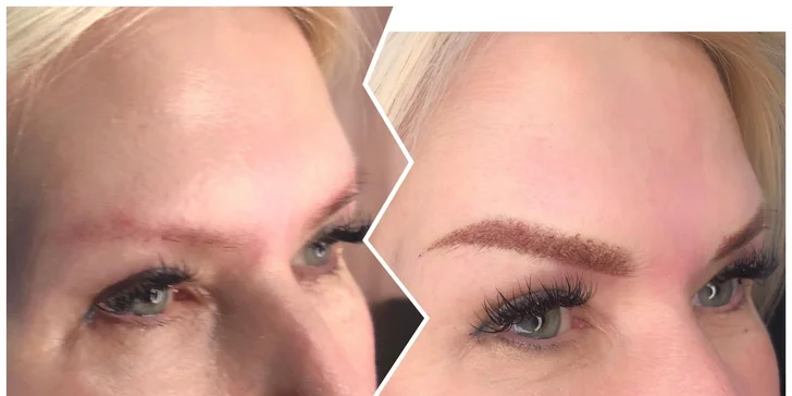 Udělejte něco jen pro sebe: permanentní make-up obočí a rtů vč. konzultace