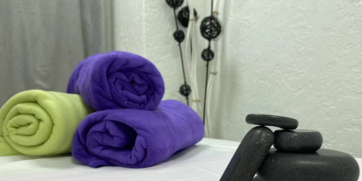 60 nebo 90 min. relaxace: masáže podle výběru ze 4 druhů, lymfatická, anticelulitidová nebo lávovými kameny