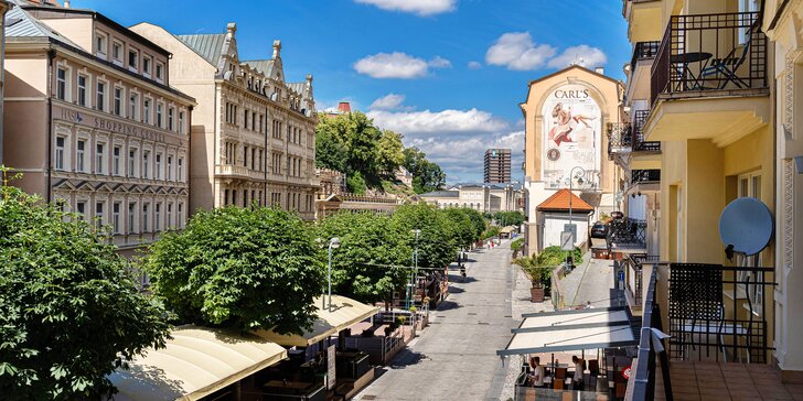 Za krásami Karlových Varů: apartmány v centru města, oběd, káva i bowling