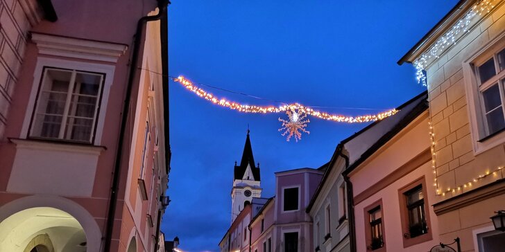 Advent na jihu Čech: vánoční výlet autobusem do Českého Krumlova a Třeboně