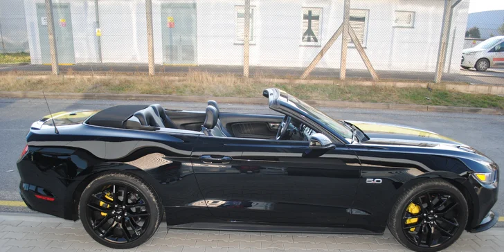 Ford Mustang GT 5.0 V8 Cabrio na 30 minut nebo 6, 12 či 24 hodin