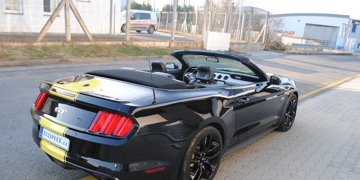 Ford Mustang GT 5.0 V8 Cabrio na 30 minut nebo 6, 12 či 24 hodin