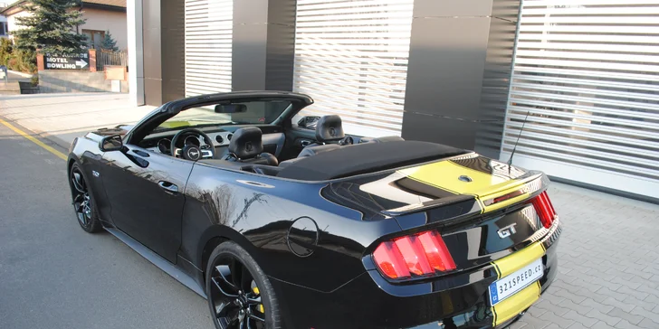 Ford Mustang GT 5.0 V8 Cabrio na 30 minut nebo 6, 12 či 24 hodin