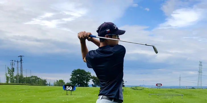 Golfový trénink na BodiTraku pro správné rozložení váhy při odpalu