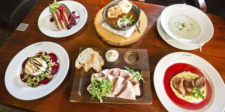 S atmosférou první republiky: 3chodové menu dle výběru pro dva