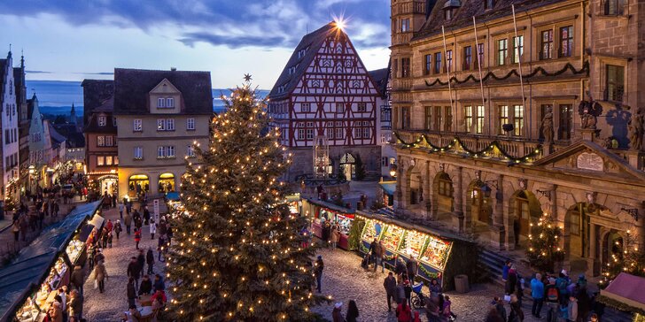 Sváteční romantika v bavorském Rothenburgu: adventní výlet na trhy i do Vánočního muzea