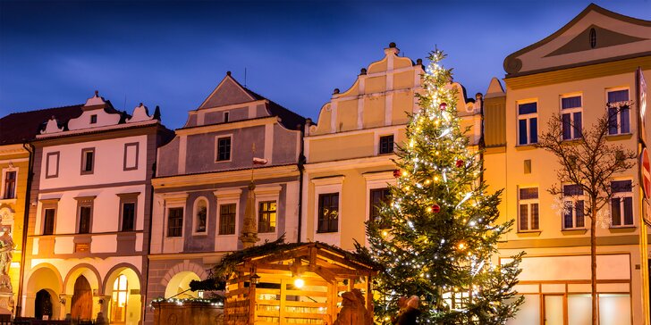 Advent na jihu Čech: vánoční výlet autobusem do Českého Krumlova a Třeboně