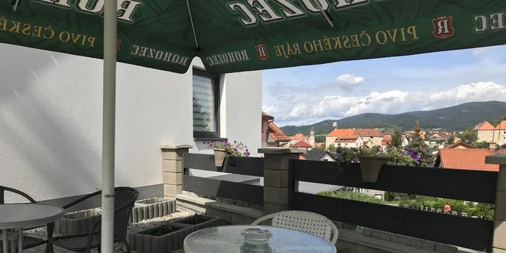 Český Krumlov: klid a snídaně v penzionu jen s třemi pokoji, až 14 nocí pro dvojici i trojici