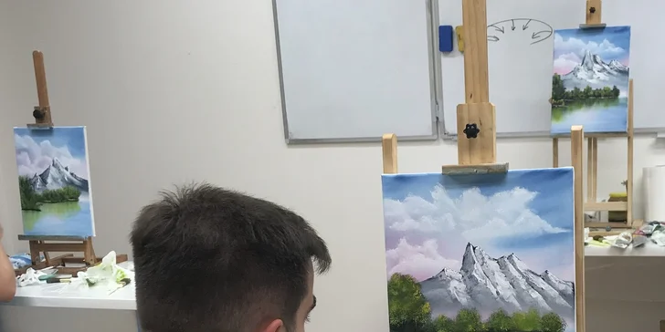 Více než klasická olejomalba: Kurz olejomalby ®Bob Ross