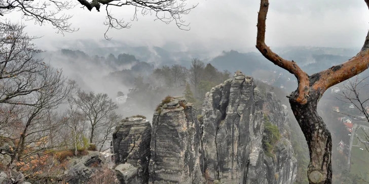 Adventní výlet do Saského Švýcarska: pevnost Königstein i skalní most Bastei