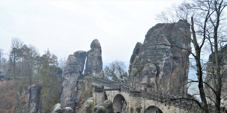 Adventní výlet do Saského Švýcarska: pevnost Königstein i skalní most Bastei