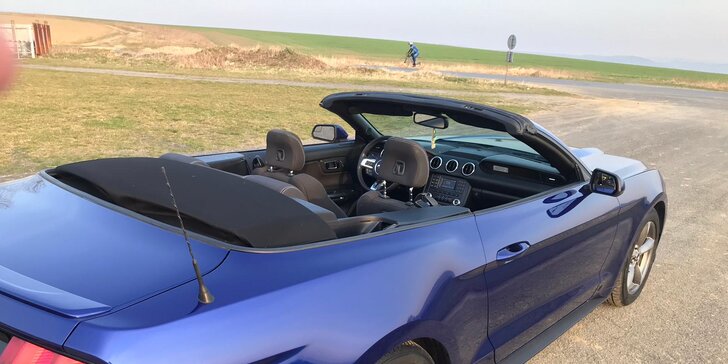 S větrem ve vlasech: 6–48 hodin i celý víkend v elegantním Fordu Mustang Cabrio