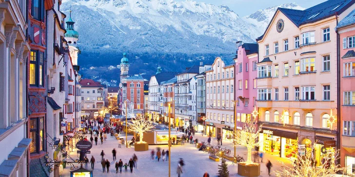 Jednodenní výlet busem do vánočního Innsbrucku: adventní trhy, památky i výhled na město