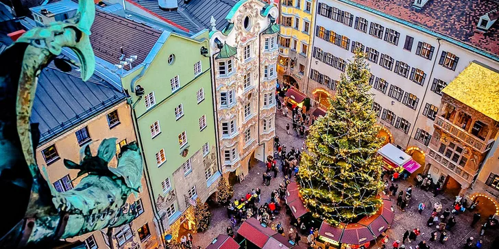 Jednodenní výlet busem do vánočního Innsbrucku: adventní trhy, památky i výhled na město