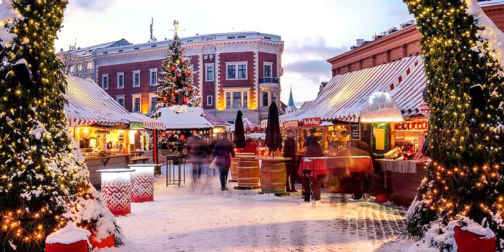 Nejlepší vánoční trhy v Evropě roku 2019: adventní zájezd do Pobaltí, doprava busem i hotel a snídaně