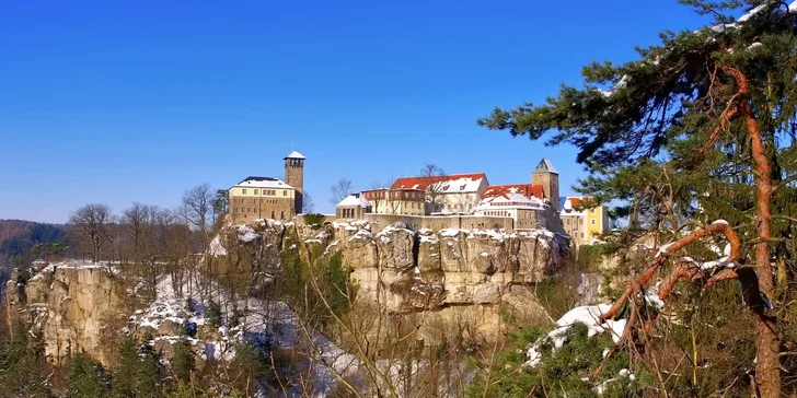 Adventní výlet do Saského Švýcarska: pevnost Königstein i skalní most Bastei