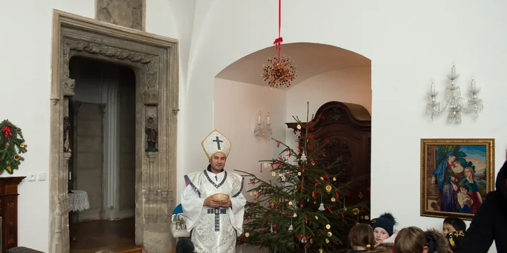 Vánoční prohlídka zámku Stránov s malým dárečkem