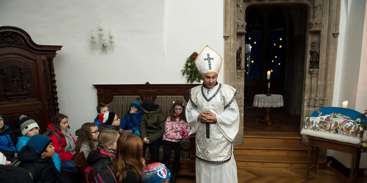 Vánoční prohlídka zámku Stránov s malým dárečkem