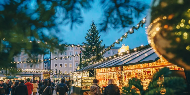 Adventní den v Salzburgu: doprava busem, vánoční trhy a UNESCO památky