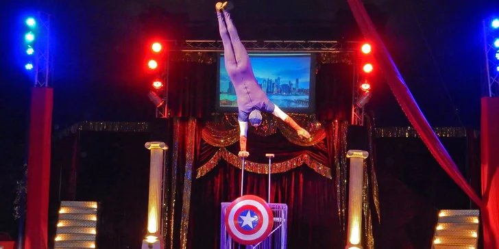 Cirkus plný superhrdinů: vstupenky na akční cirkusový program pro děti i dospělé
