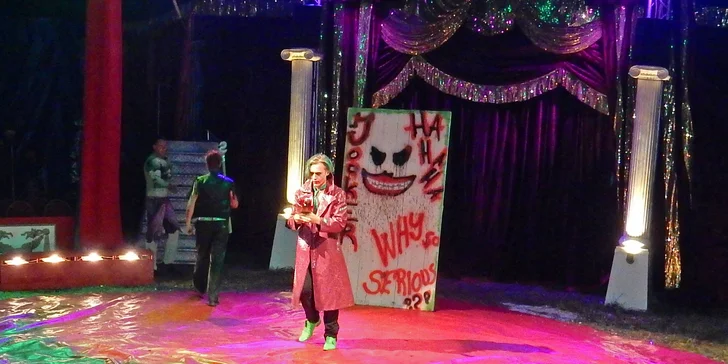 Cirkus plný superhrdinů: vstupenky na akční cirkusový program pro děti i dospělé
