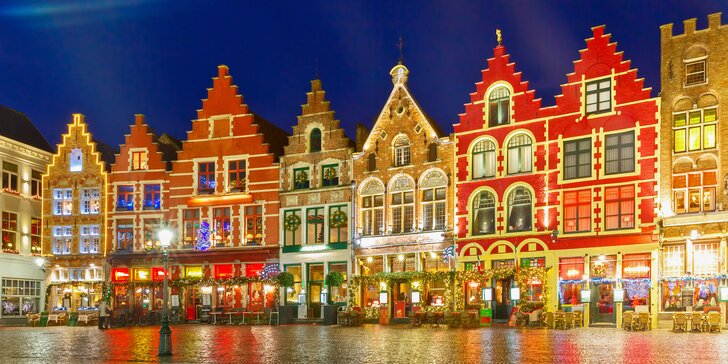 Adventní perly Belgie: zájezd do Brugg, Gentu a Bruselu za památkami UNESCO i na vánoční trhy