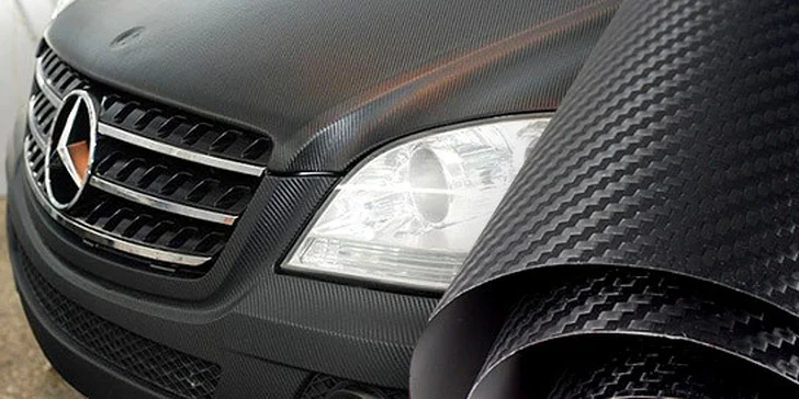 Černá karbonová folie 3D nejen pro vaše auto