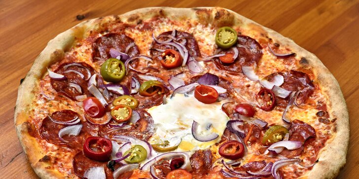 Jídlo pro jednoho i partu: pizza podle výběru ze 14 druhů nebo těstoviny výběrem ze 4 verzí