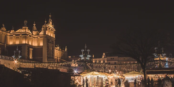 Dvoudenní zájezd busem do Polska: solné doly Wieliczka i adventní trhy a vodní park v Krakově