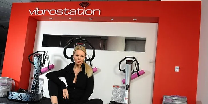 Vstupy na cvičení s Vibrostation za skvělou cenu! Cvičte jako Simona Krainová