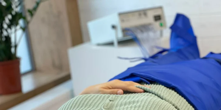 Na ošetrenie sa používa špičkový prístroj LYMFOVEN s 12 komorami