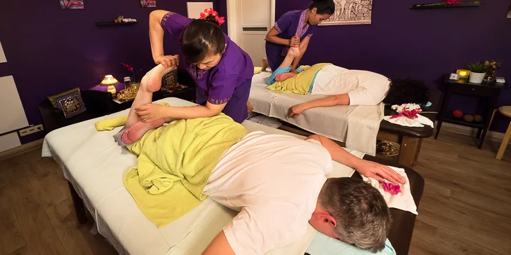 Tradiční thajská masáž podle výběru pro 1 osobu: 60–180 min. relaxu