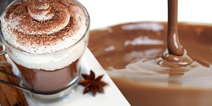 79 Kč za 2 pravé belgické horké čokolády s domácí šlehačkou. Rozmazlete se v designové kavárně se slevou 50 %.