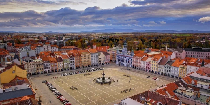 2-8denní pobyt v Českých Budějovicích: snídaně a ochutnávka domácího piva