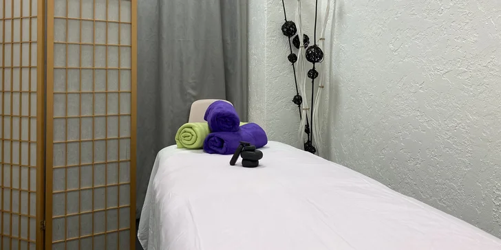 60 nebo 90 min. relaxace: masáže podle výběru ze 4 druhů, lymfatická, anticelulitidová nebo lávovými kameny