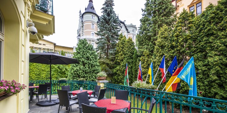 Užijte si Karlovy Vary: 3–7 dní v hotelu Mignon**** se snídaní či polopenzí a procedurami