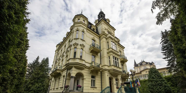 Užijte si Karlovy Vary: 3–7 dní v hotelu Mignon**** s procedurami a polopenzí
