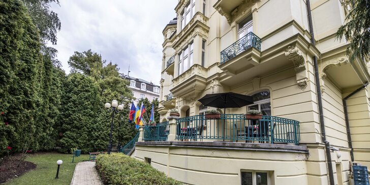 Užijte si Karlovy Vary: až 15 dní v hotelu Mignon**** se snídaní či polopenzí i procedurami