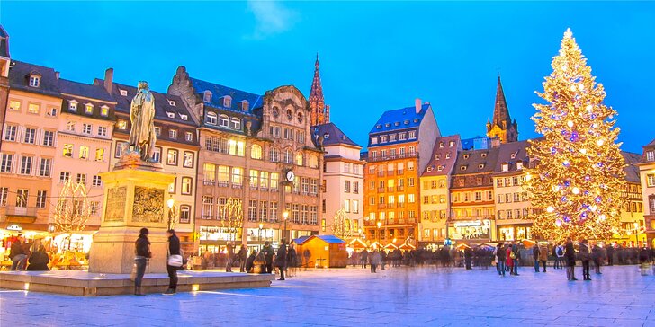 Třídenní adventní zájezd do Německa a Francie: Amberg, Norimberk, Štrasburk, přespání v hotelu a snídaně