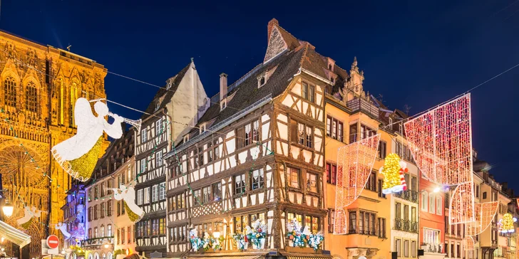 Třídenní adventní zájezd do Německa a Francie: Amberg, Norimberk, Štrasburk, přespání v hotelu a snídaně