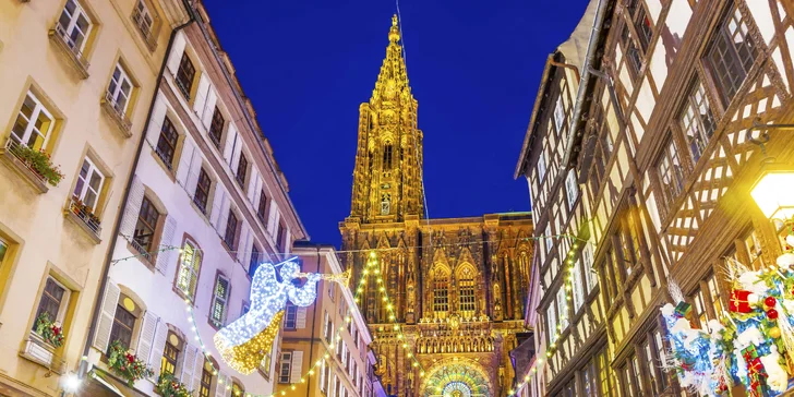 Třídenní adventní zájezd do Německa a Francie: Amberg, Norimberk, Štrasburk, přespání v hotelu a snídaně