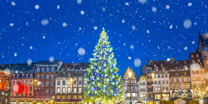 Třídenní adventní zájezd do Německa a Francie: Amberg, Norimberk, Štrasburk, přespání v hotelu a snídaně
