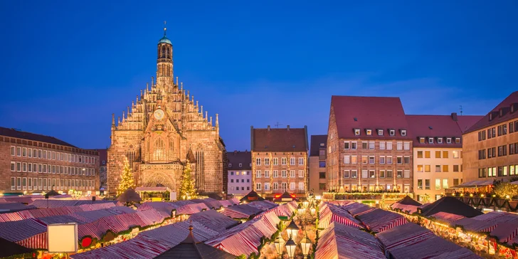Třídenní adventní zájezd do Německa a Francie: Amberg, Norimberk, Štrasburk, přespání v hotelu a snídaně