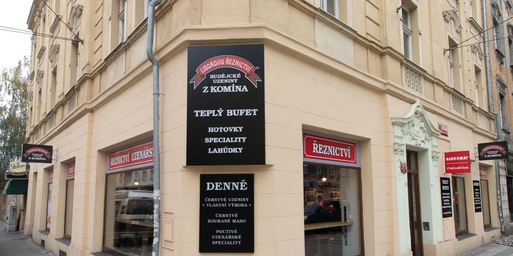 20% sleva na veškerý sortiment z Liborova řeznictví & Uzenin z komína